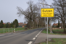Ortseingang Eutzen, Stadt Wittingen