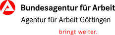 Logo der Bundesagentur für Arbeit: Agentur für Arbeit Göttingen bringt weiter.