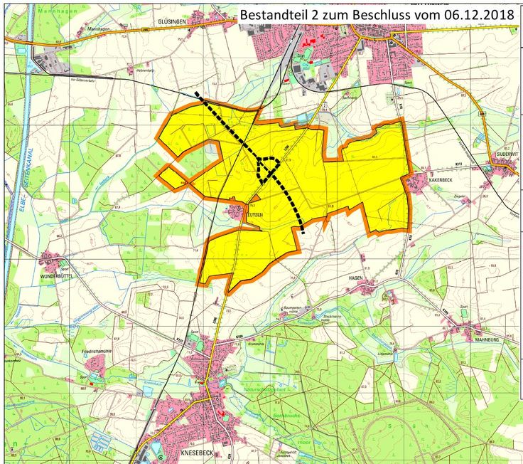 Gebietskarte A39-Eutzen