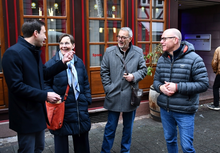 Rundgang im Sanierungsgebiet in der Altstadt