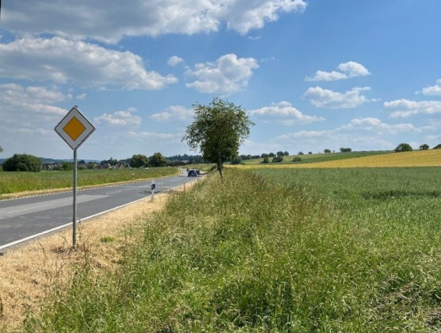 Entlang der Kreisstraße 107 Rüdershausen-Giebolderhausen wurde vom Landkreis Göttingen ein Radweg geplant.