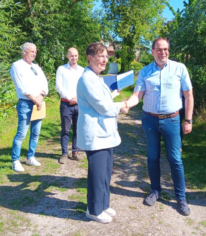 Bescheidübergabe an Stadt Langelsheim