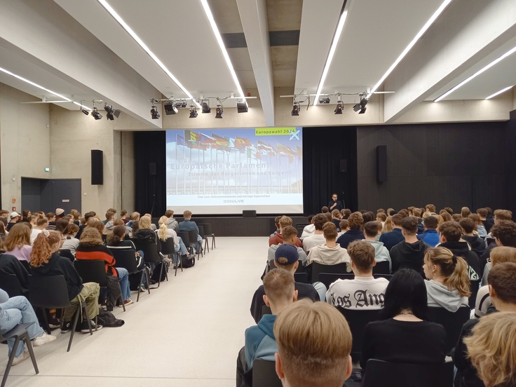 Vortragsveranstaltung im Lessinggymnasium Braunschweig-Wenden.