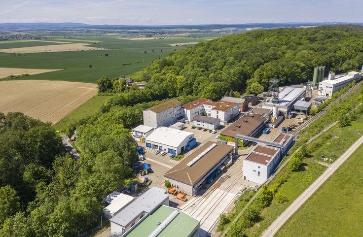 Luftaufnahme der Schachtanlage Asse II