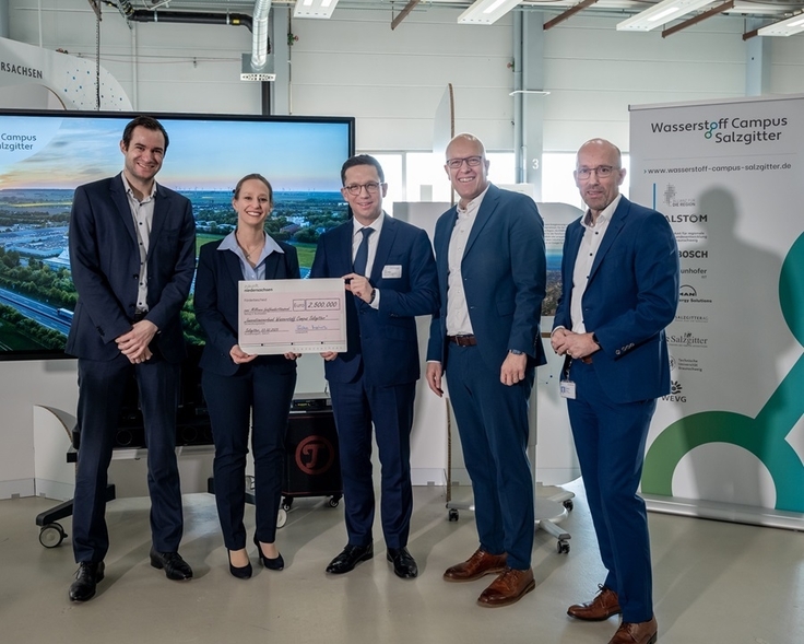 Bescheidübergabe am Wasserstoffcampus Salzgitter