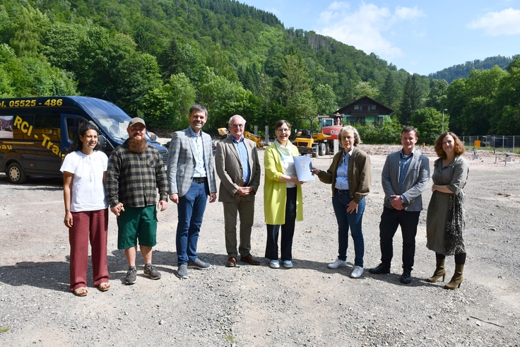 Bescheidübergabe an ELSwhere in Zorge