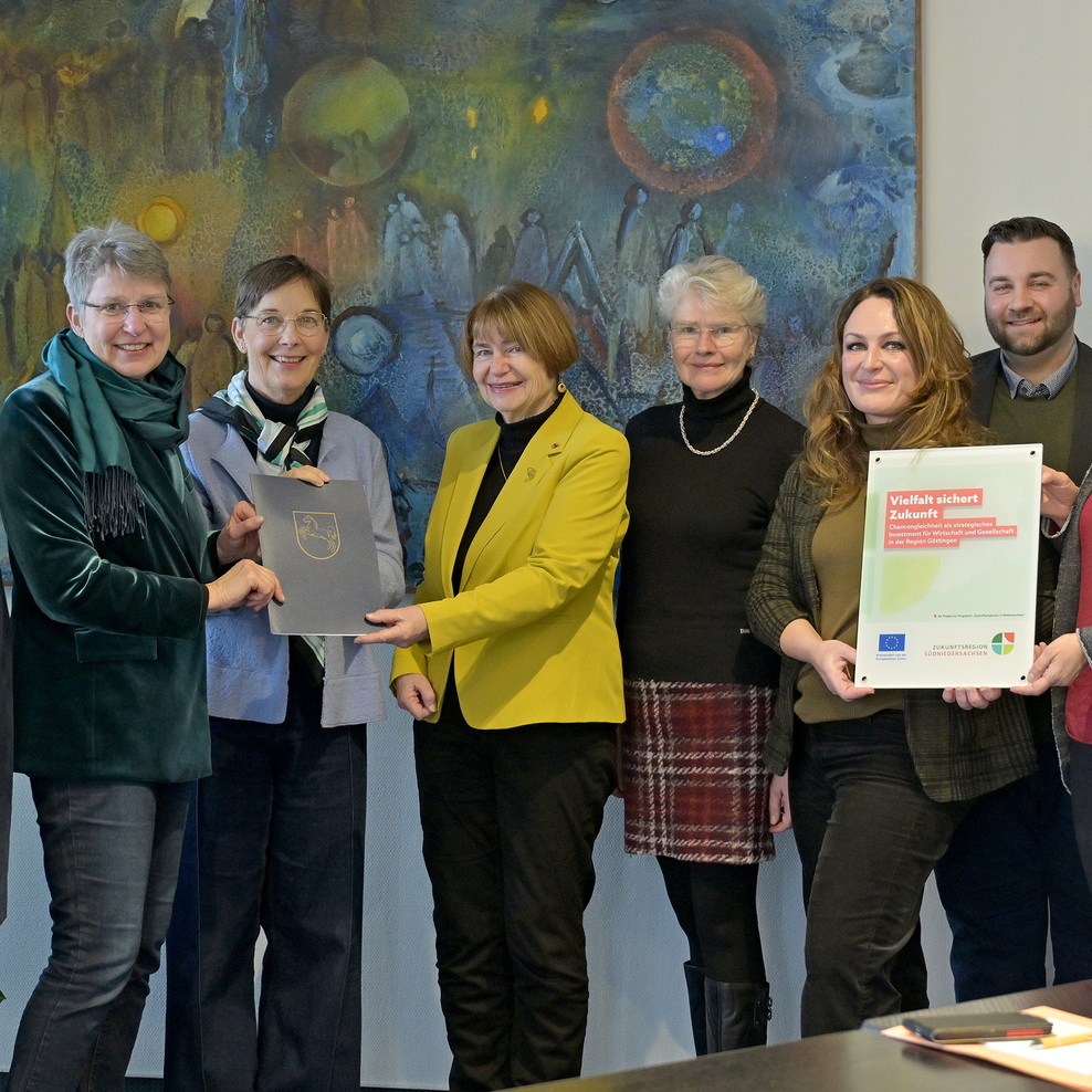 Bescheidübergabe Vielfalt sichert Zukunft