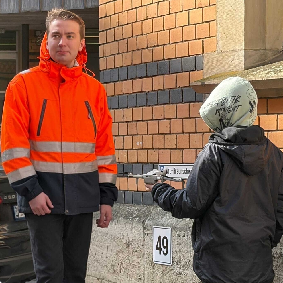 Schüler beim Zukunftstag im ArL Braunschweig