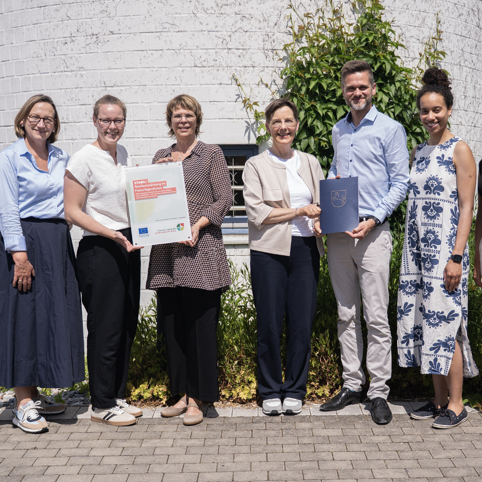 Bescheidübergabe Projekt STABIL